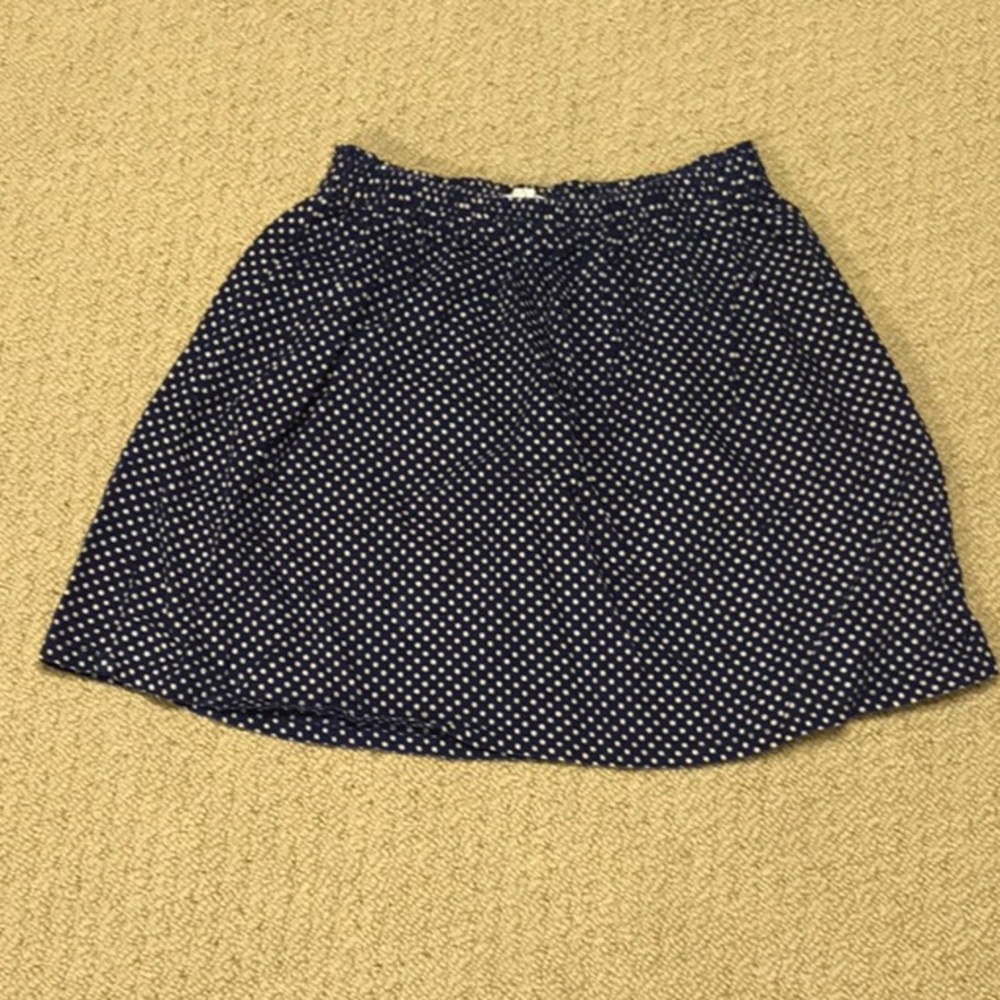 Girls polka dot corduroy skirt